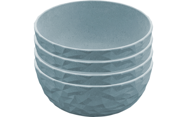 Koziol bowl 700 ml CLUB BOWL nature flower blue set of 4