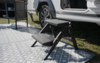 Berger AluStep Duo blackline klappbarer Doppeltritt aus Aluminium schwarz (H&ouml;he 38 cm)