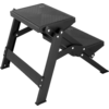 Kleines Produktbild Berger AluStep Duo blackline klappbarer Doppeltritt aus Aluminium schwarz (H&ouml;he 38 cm) 1