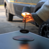 Kleines Produktbild Silwy Magnet-Leuchte Tischleuchte mit Metall-Nano-Gel-Platzset 1