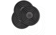 752709 - Gelmags MagUp-Pads magnetisches Stapelset Ø 10 cm ohne Kleberückseite 3-teilig schwarz