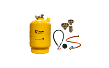 Gaslow cylinder kit with filler neck
