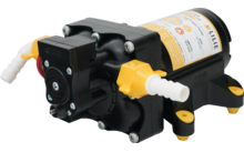 753472 101398 - Lilie Softserie Membranpumpe / Frischwasserpumpe 4-Kammer-Technik speziell für Filteranlagen 12V