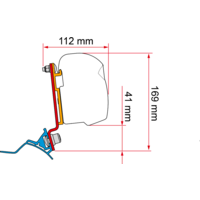 Fiamma Kit Stellantis mit Westfalia Schiene Spezialhalterung f&uuml;r Markise