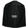 Schwarze Abdeckhaube für einen Grill mit weißem CADAC-Logo in der Mitte
