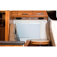 Store occultant pour baies projetables 814 x 650 mm gris Remiflair IV Kombi Remis