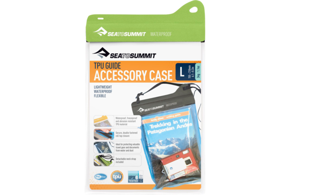 Sea to Summit Guide Accessory Case Thermoplastic Protective Waterproof Large lime