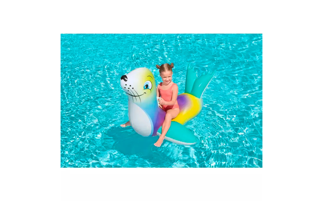 Bestway Flash N' Splash Seal Float Toy 141 x 110 x 93 cm