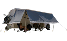 756121 - Fiamma Side Block F45/F80 Seitenwand für Markise F45S-F45L / F80S-F80L Höhe 220–260 cm