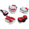 Kleines Produktbild Crocs Jibbitz Hello Kitty Schuhanstecker 5er Pack 1