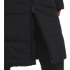 Schwarze Winterjacke mit Reißverschluss und Seitentaschen