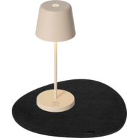 Lampe magn&eacute;tique LED Monaco sur batterie, set de table inclus sable Silwy