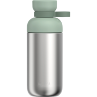 Mepal Vita Edelstahl Trinkflasche aus recyceltem Edelstahl und auslaufsicher 500 ml nordic sage