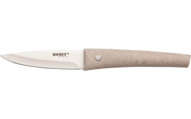 Couteau à éplucher Homeys Vitt 9 cm beige/argenté