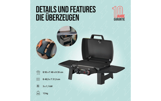 Produktbild Enders eUrban II Elektrogrill 2.200 W 1