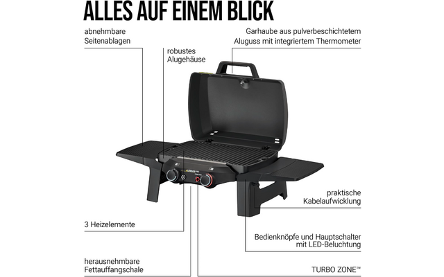 Produktbild Enders eUrban II Elektrogrill 2.200 W 1