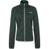 Grüne Jacke mit Reißverschluss und Stehkragen