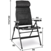 Kleines Produktbild Brunner Aravel Vitachic H2L Campingstuhl verstellbar 1