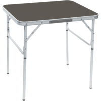 Bo-Camp Alu Campingtisch Grau 2 Stufen 70 x 60 cm