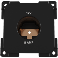 HABA Steckdose f&uuml;r Wohnwagen C-Line 12 V schwarz