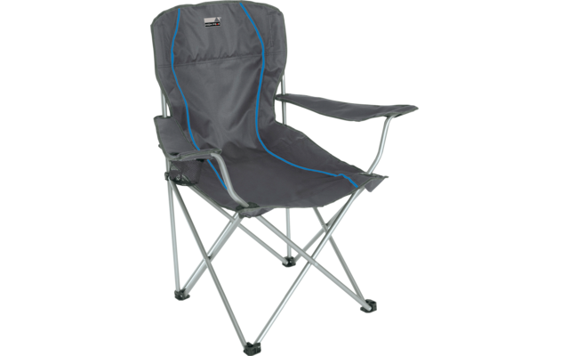 High Peak Salou folding chair 54 x 43.5 x 93 cm dark gray / blue