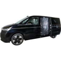 Mayr Mosquitera para puerta corredera de furgoneta con cremallera adecuada para VW T7 con malla fina para el lado izquierdo del conductor