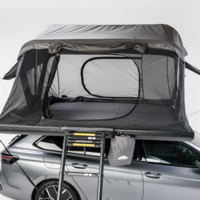 Zanzariera panoramica Roof Space nera adatta alla tenda da tetto Roof Space 2