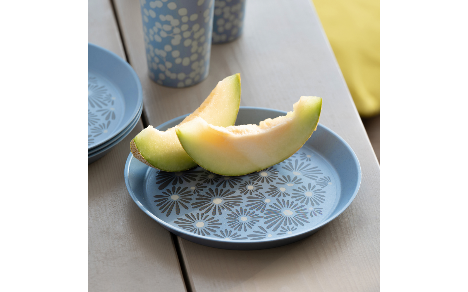 Product afbeelding Koziol Blomster diep bord stapelbaar / robuust / vaatwasmachinebestendig 1