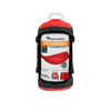 Rotes und schwarzes Erste-Hilfe-Set in einer kompakten Tasche mit Griff