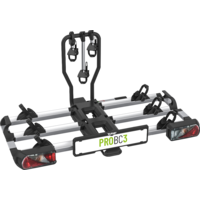 EUFAB PROBC3 fietsdrager met trekhaak voor 3 fietsen, geschikt voor e-bikes