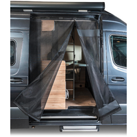 Mosquitera para puertas correderas de furgonetas Mayr con cremallera magn&eacute;tica adecuada para Sprinter 907/910 (a partir de 2018) con malla fina para el lado derecho del acompa&ntilde;ante