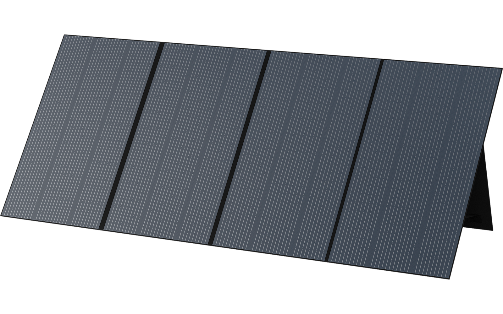 Schwarze Solarpanels nebeneinander aufgestellt