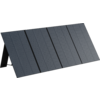 Tragbares faltbares Solarpanel mit sechs Segmenten in schwarzer Farbe