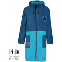 Cavida Wave Hawaii zipper poncho