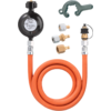 GOK Regulator hose line set EN61-DS 1,5kg/h 50mbar KLFxSKUx1500 and plugs. 3pcs