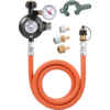GOK Regulator hose line set EN61-DS 1,5kg/h 50mbar KLFxSKUx1500 and plugs. 3pcs