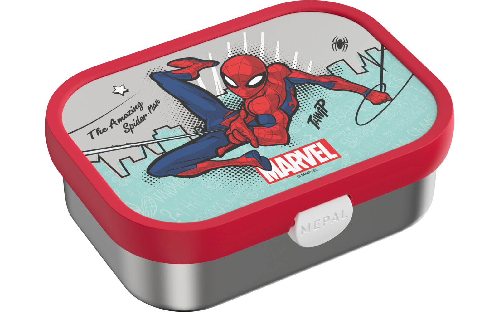 Produktbild Mepal Campus Brotdose Edelstahl mit Bento-Einsatz und Gabel 750 ml 1