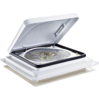 Claraboya con c&uacute;pula blanca con sensor de lluvia 400 x 400 mm FanTastic Vent 2250 Dometic