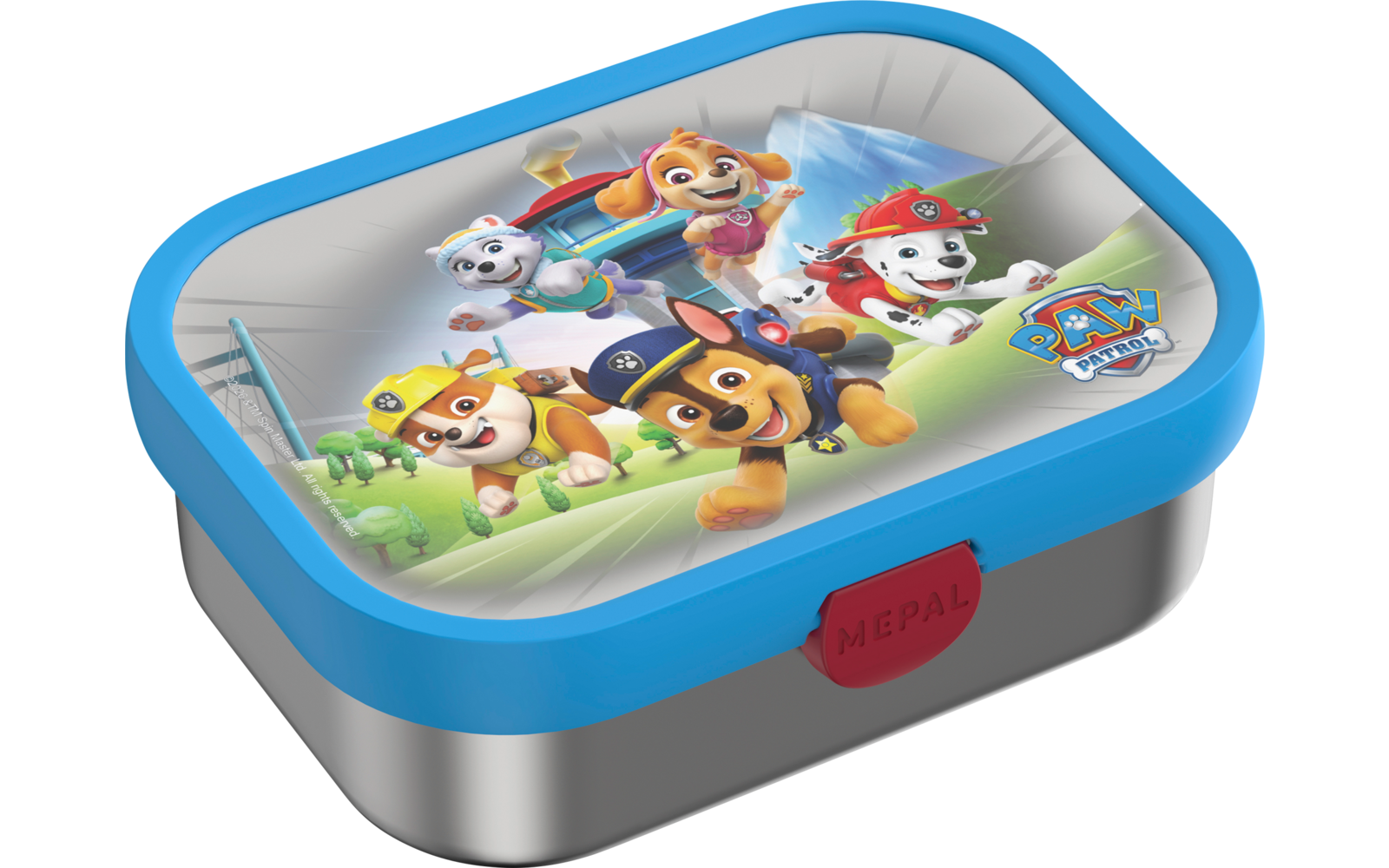 Produktbild Mepal Campus Brotdose Edelstahl mit Bento-Einsatz und Gabel 750 ml 1