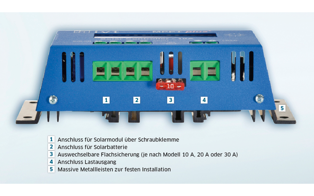 IVT MPPTplus Solar-Controller Laderegler 12 V / 24 V 10 A