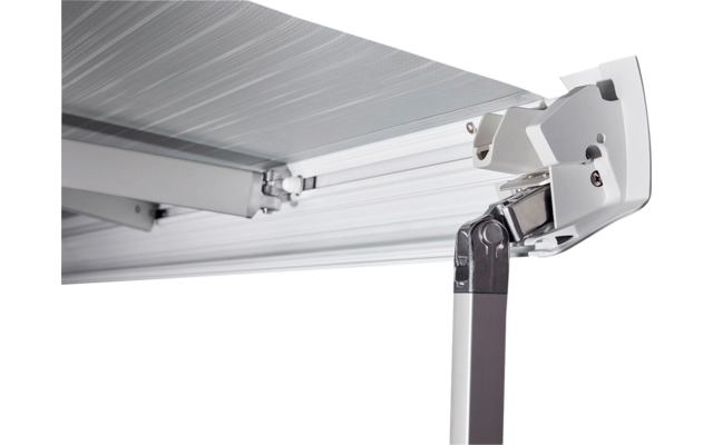 Thule Omnistor 5200 Wall Awning Housing Colour White Cloth Colour Sapphire Blue 2.3 metres