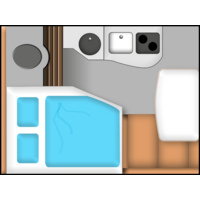 Berger Ready to go Bettdeckensystem 130/135x195/200 cm rechte Ecke braun