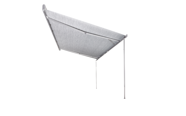 Thule Omnistor 5200 Wall Awning Housing Colour White Cloth Colour Mystic Grey 5 metres