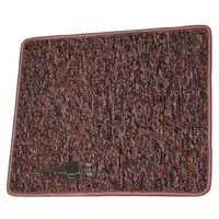 Tapis chauffant 230 V 80 x 40 cm orange / gris Palais Pro Car