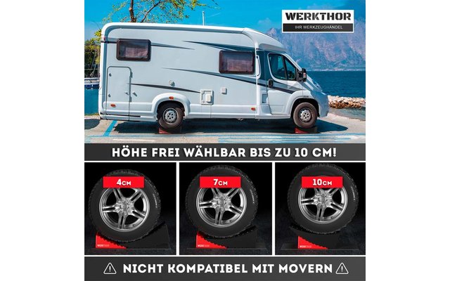 Produktbild Werkthor Auffahrkeile bis zu 13,5 Tonnen inklusive Transporttasche Gr&ouml;&szlig;e  1