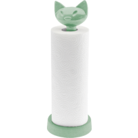 Koziol Miaou keukenrolhouder 26 cm natuurblad groen