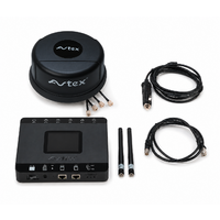 Avtex AMR104X 4G CAT 6 Router-Set mit Dual-SIM und Au&szlig;enantenne f&uuml;r 12/24 V Antennenfarbe schwarz