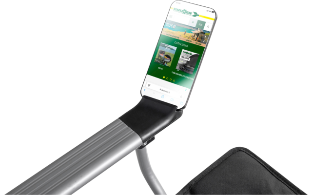 Product afbeelding Brunner Raptor Jackofall Campingstuhl klappbar grau 1