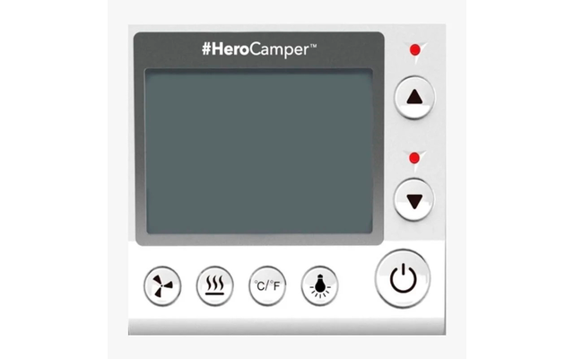 Hero Camper Heat 1500+ chauffage électrique avec Bluetooth 1500 W
