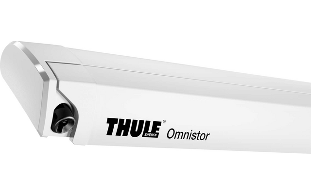 Thule Omnistor 9200 Dachmarkise Weiß Tuchfarbe Mystic Grau Länge 5 m